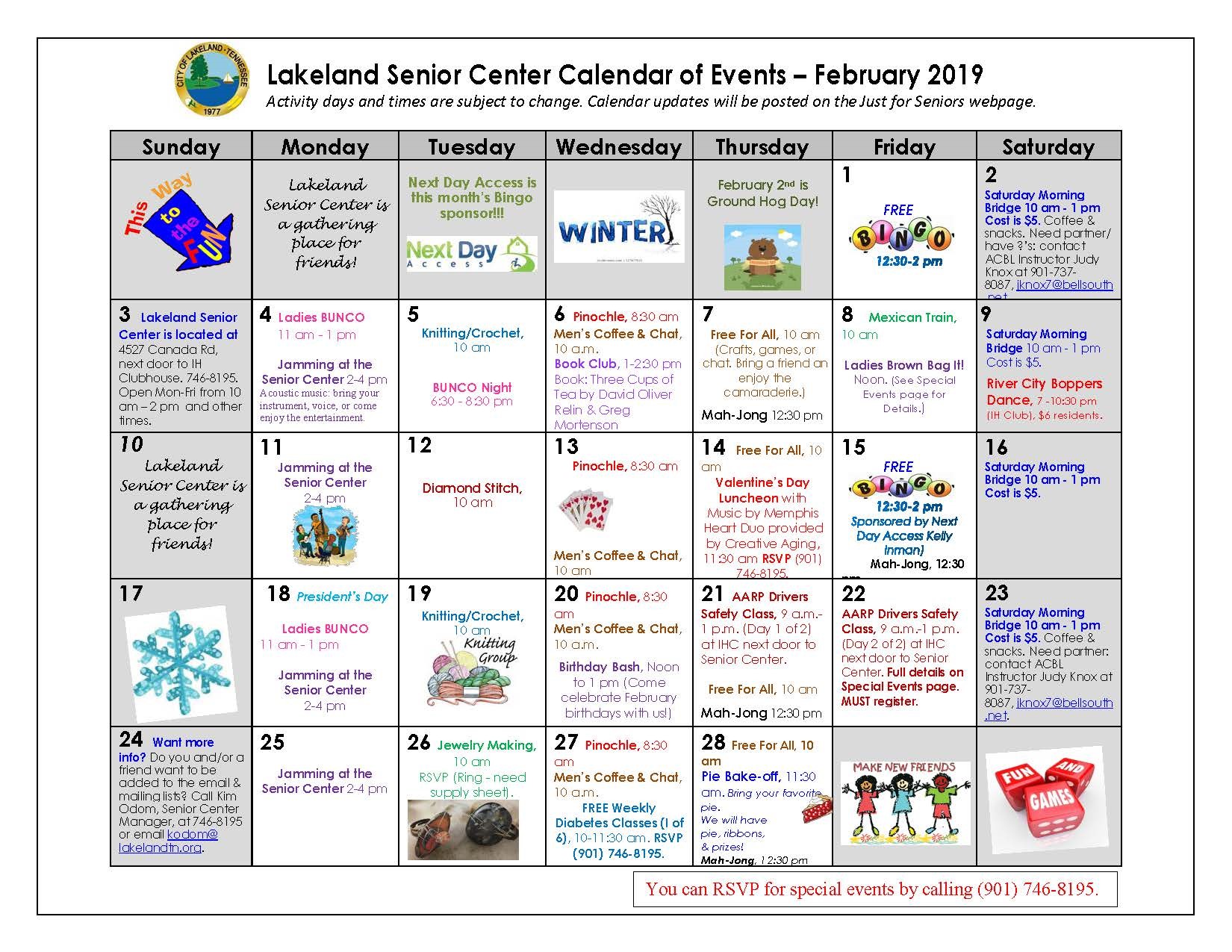 Lsc February Activities - Lakeland Currents