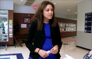 State Education Commissioner visits LES, praises school