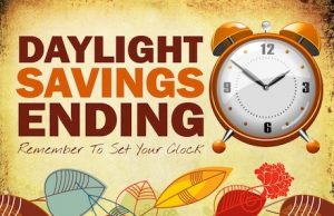 DST – That’s it for another year