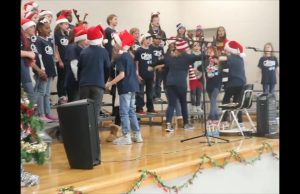 Annual Holiday Program performed by LES Glee Club