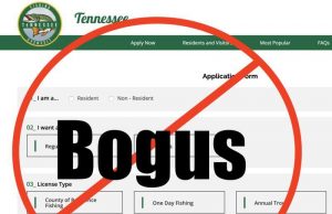 Scam alert from TWRA for licenses