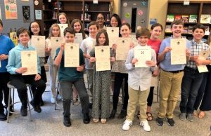 LMPS students inducted into Beta Club last week
