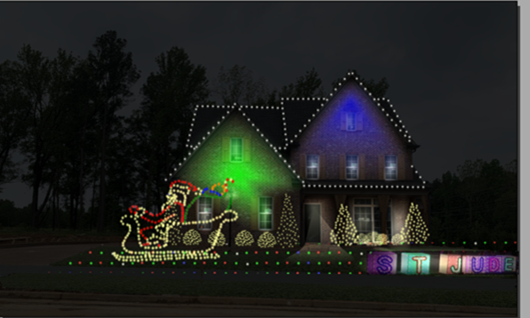St. Jude Christmas graphic