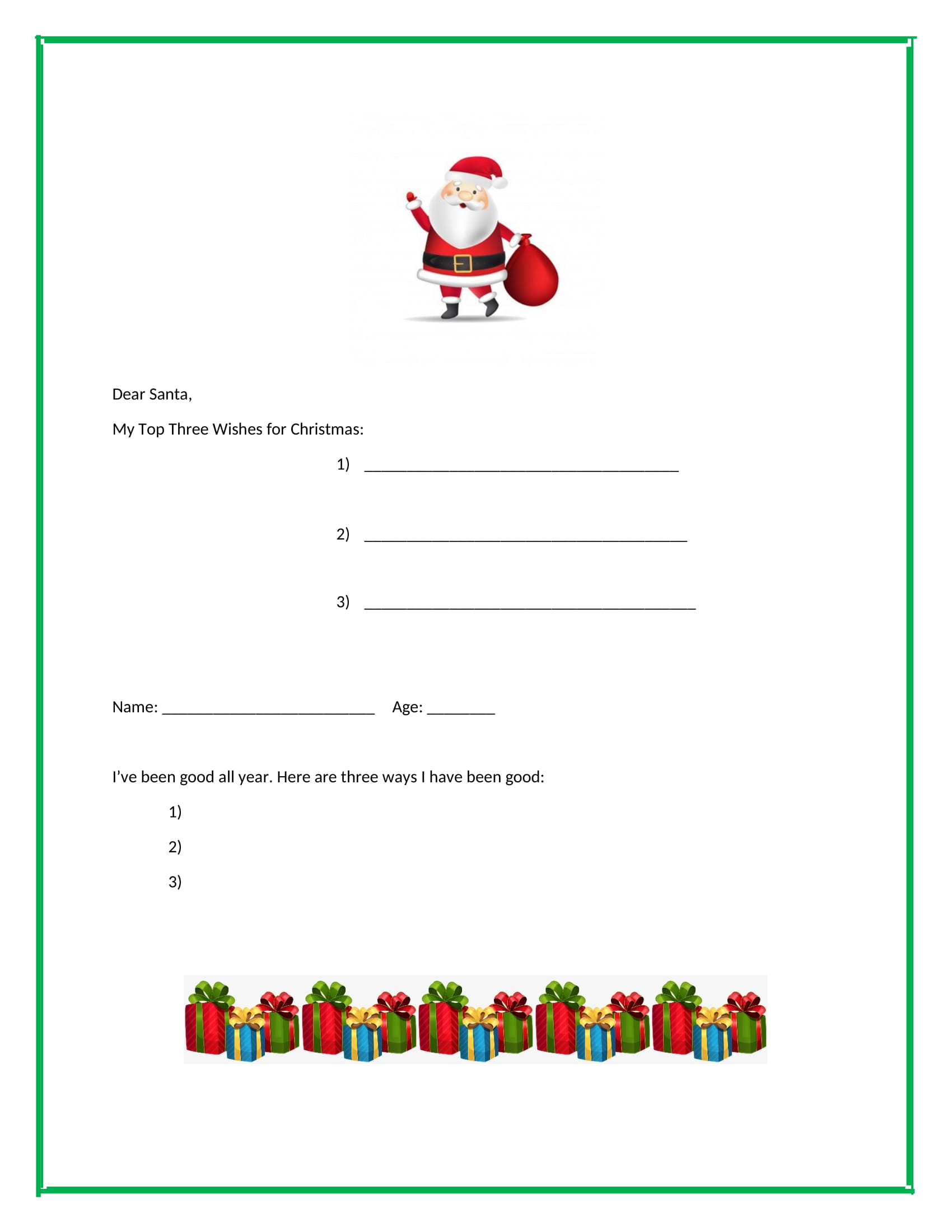 Letters to santa 2020 discount
