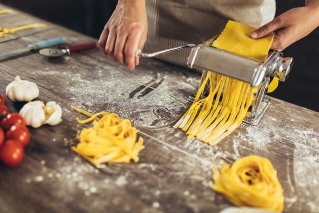 Eric Ryan Denfeld Shares Pasta-Making at Home