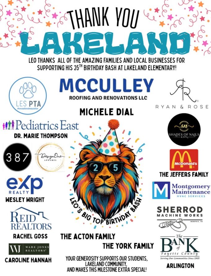 Lakeland Elementary School to Celebrate 25 Years With Community