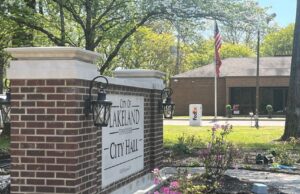 Lakeland BOC Reviewing Potential Government Restructuring New sign outside Lakeland City Hall.