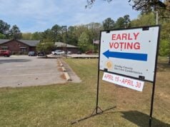 Early voting location in Lakeland