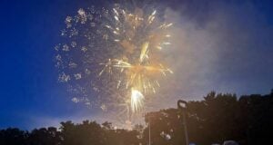 Fireworks at the 2025 Freedom Festival.