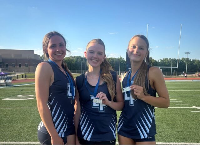 Pictured: Elizabeth Foster, Addie Beth Johnson and Abby Stevens.