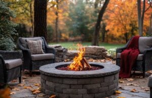 Weed pollen, particularly ragweed, becomes an important seasonal trigger, while outdoor mold spores can remain abundant as leaves and other vegetation begin accumulating and decomposing. Fire Pit